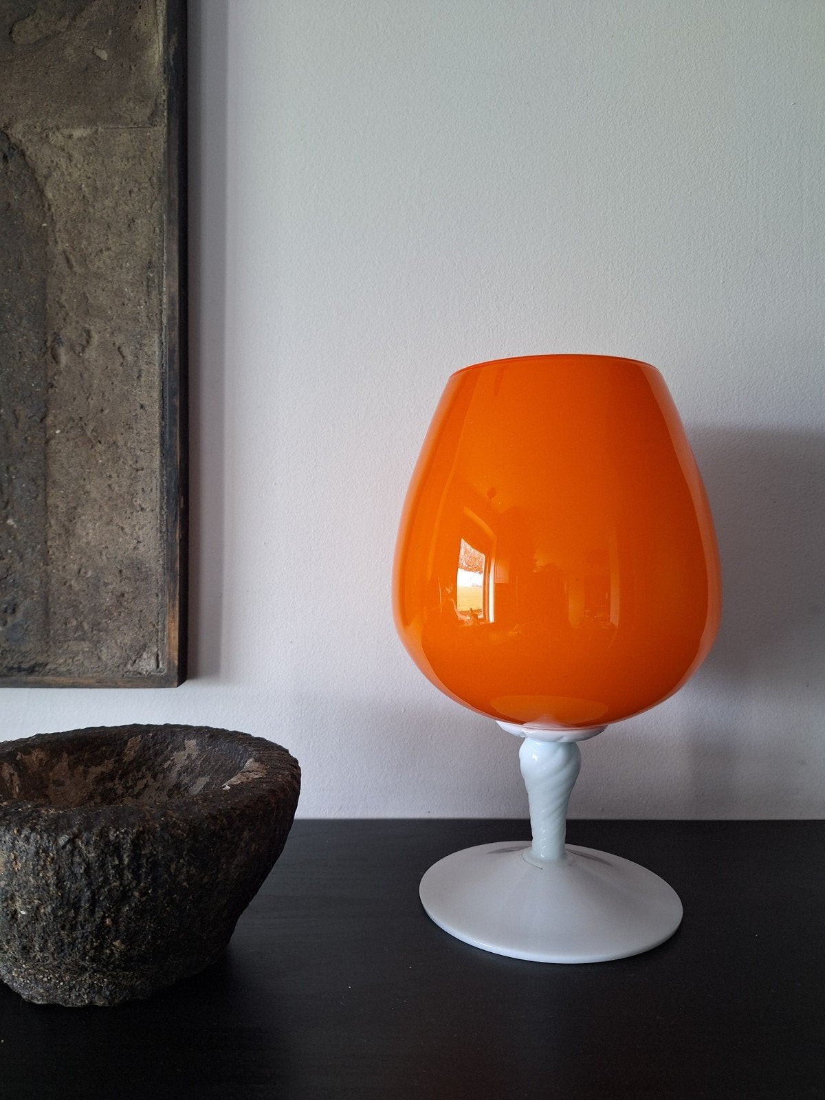 Antiek Vintage Bokaal Glas, Ophalen of Verzenden