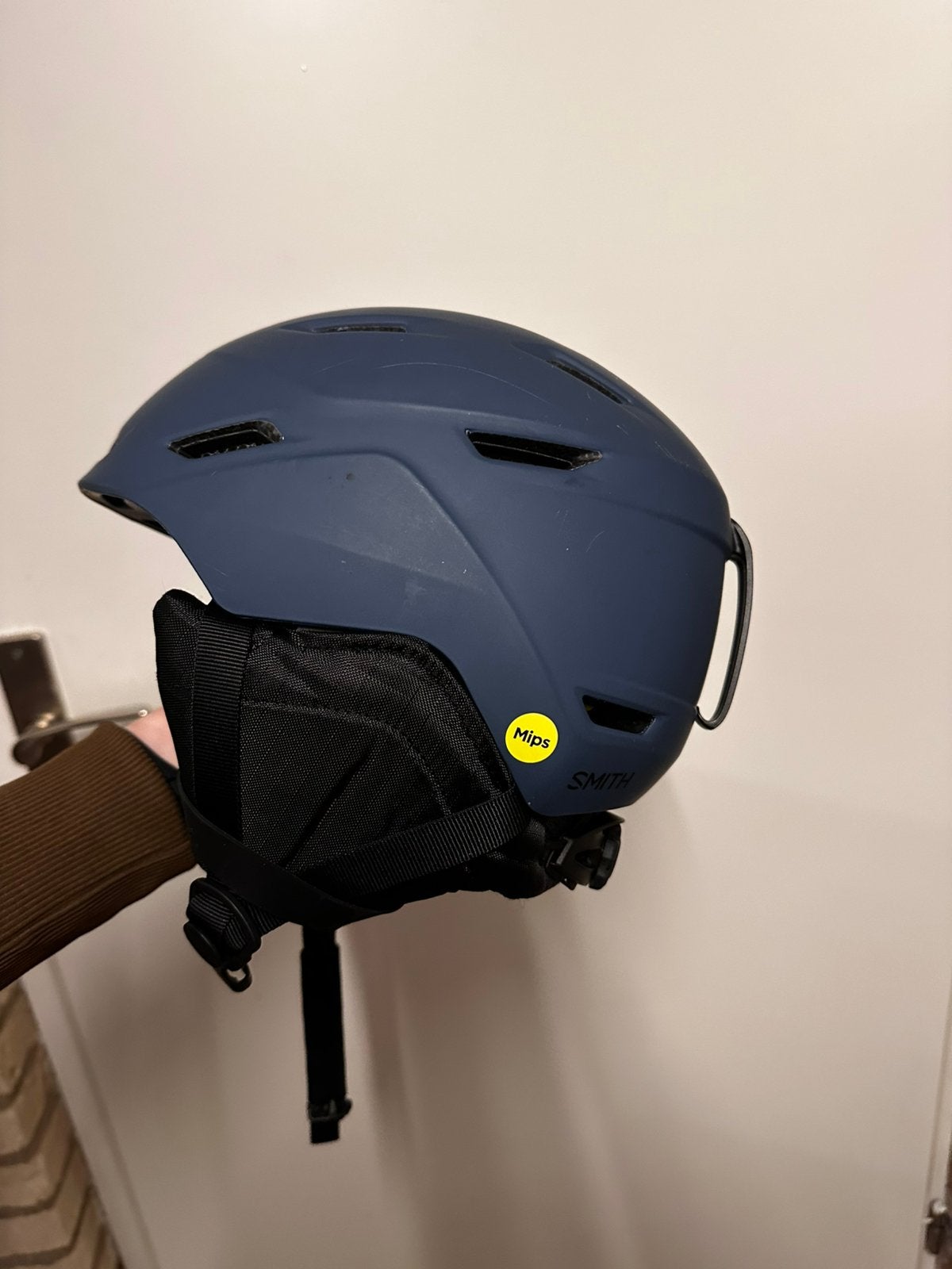 Smith Mission MIPS maat S donker blauwe helm, Sport en Fitness, Snowboarden, Ophalen of Verzenden, Zo goed als nieuw, Helm of Bescherming