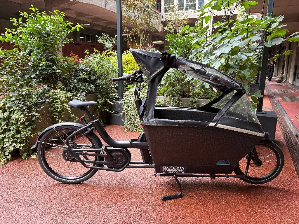 Urban Arrow Family Performance  - 8071 km, Fietsen en Brommers, Gebruikt, 2 kinderen, Elektrisch, Schijfrem