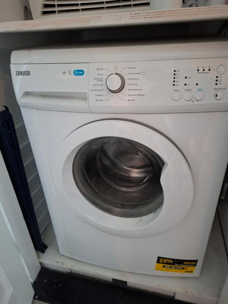 Witgoed, Witgoed en Apparatuur, Wasmachines, Ophalen, Gebruikt, 85 tot 90 cm, 1200 tot 1600 toeren