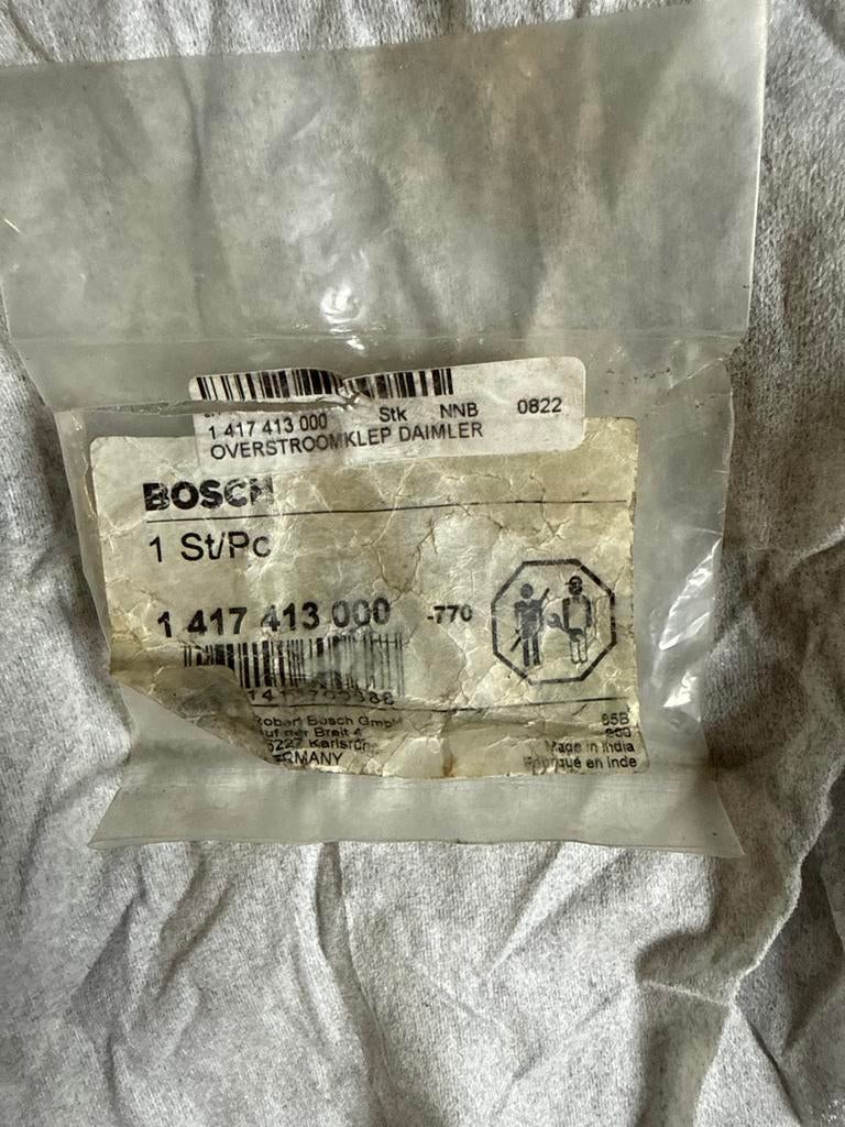 Bosch Overstroomklep, Ophalen of Verzenden, Nieuw, Motor en Techniek