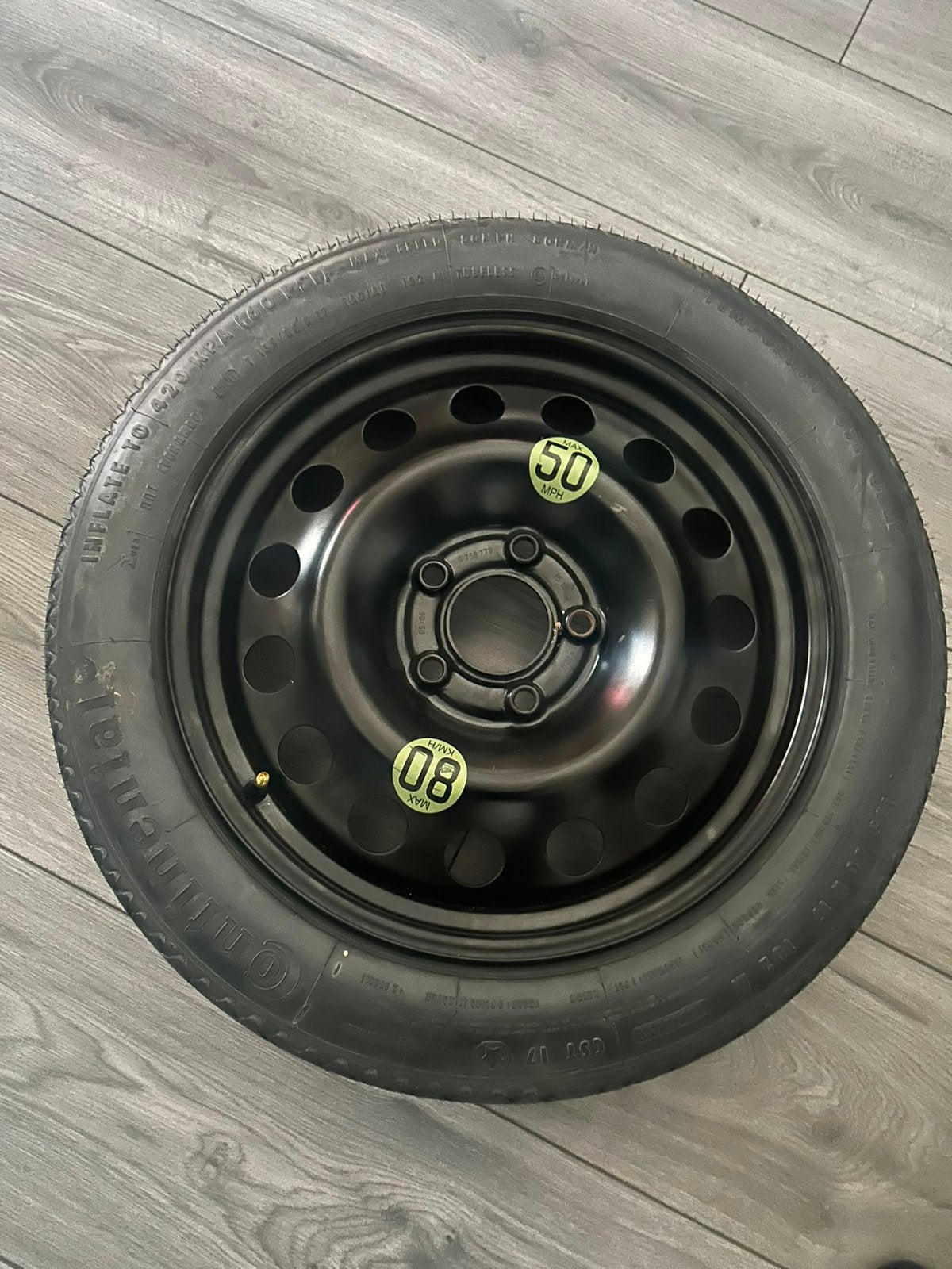 Bmw Reservewiel 17 inch thhuis brenger veel types 5x120, Ophalen, Zo goed als nieuw