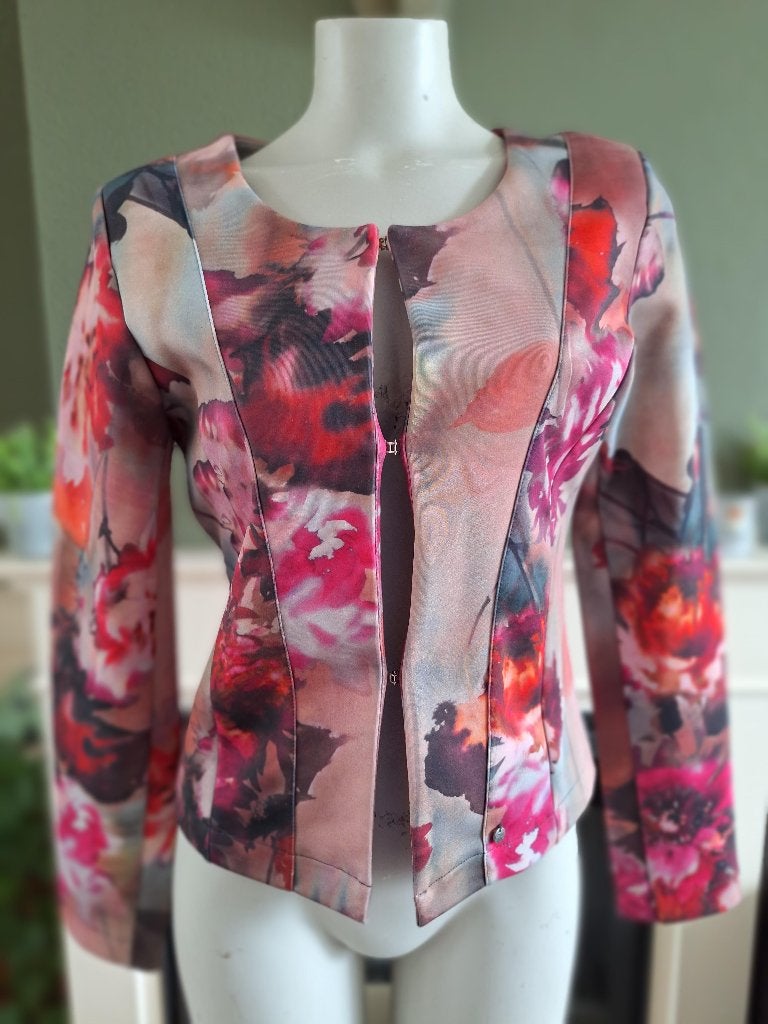 Rozes of Avalon multicolor S M 36 38 blazer jas, Maat 38/40 (M), Zo goed als nieuw, Jasje, Rozes of Avalon