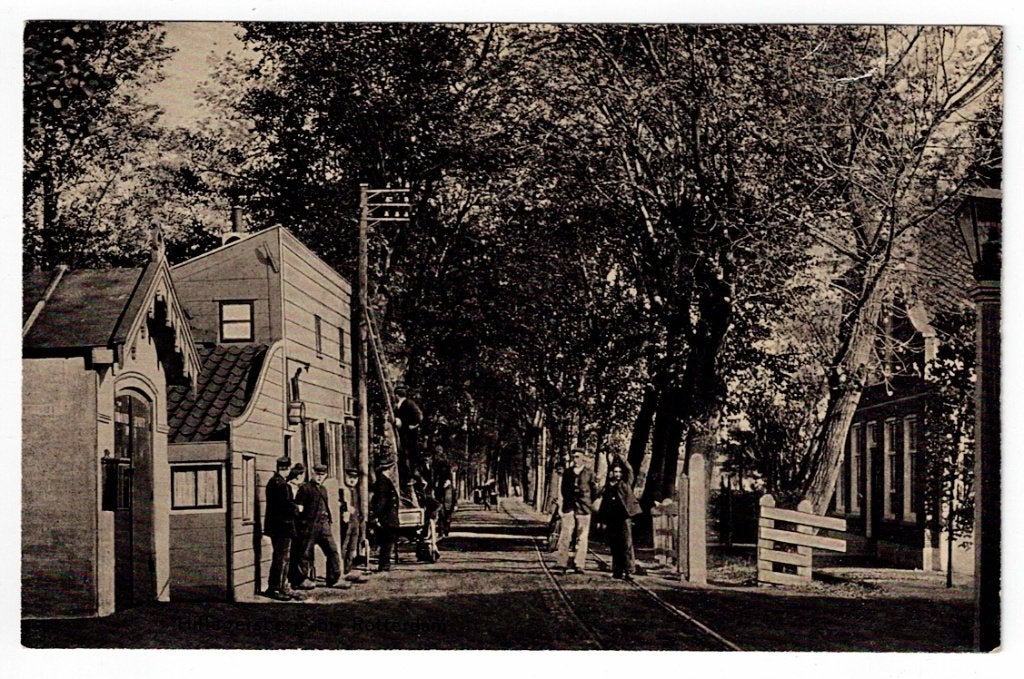 Hillegersberg bij Rotterdam rond 1910., Ophalen of Verzenden, Voor 1920, Ongelopen, Zuid-Holland