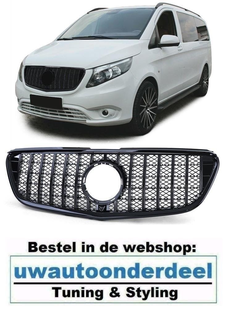 Grill AMG Design Glans Zwart Voor MB Vito W447 Va 2014