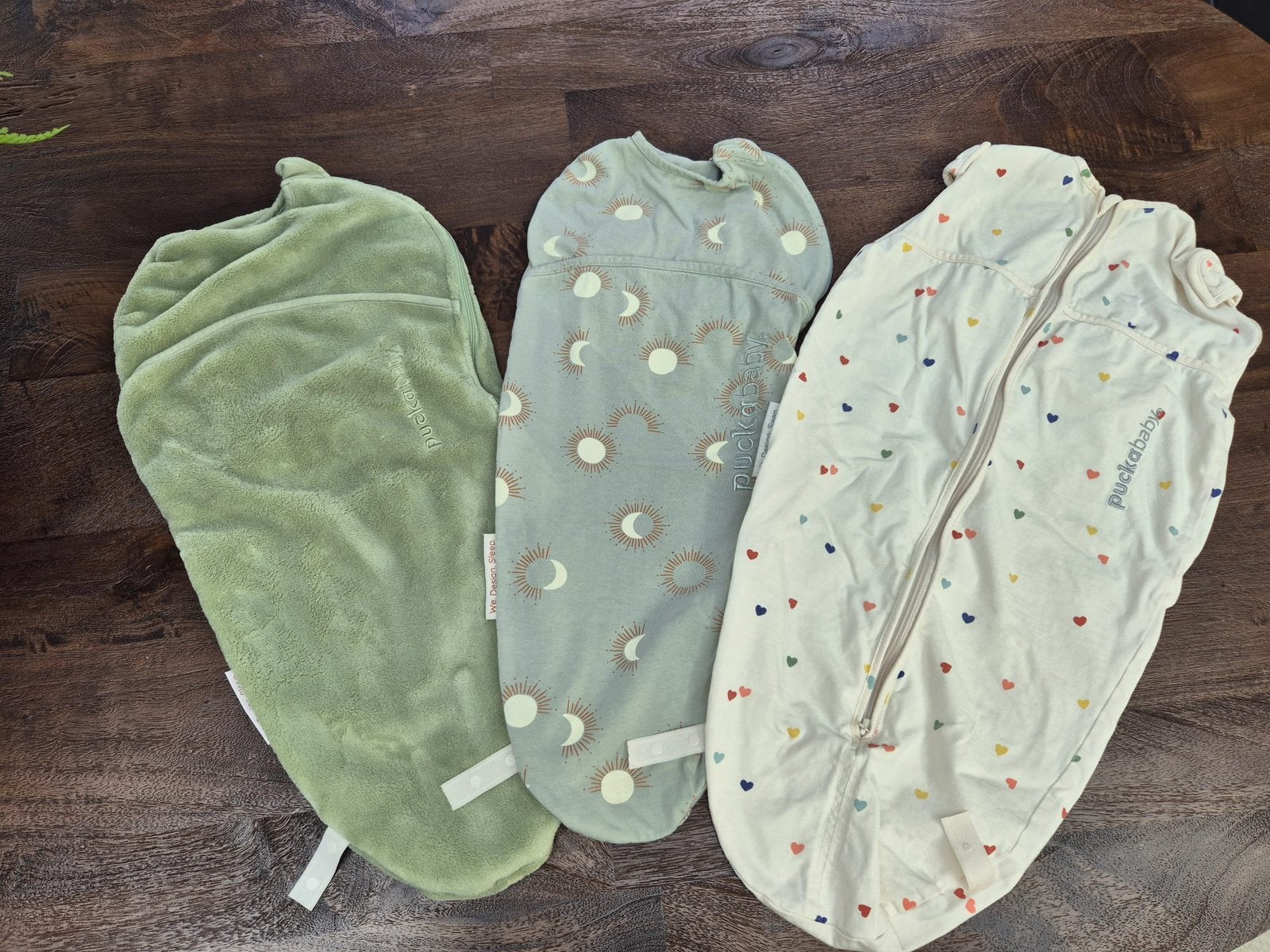 Puckababy inbakerzakken 0-6 maanden – Zo goed als nieuw, Ophalen, Zo goed als nieuw, Puckababy