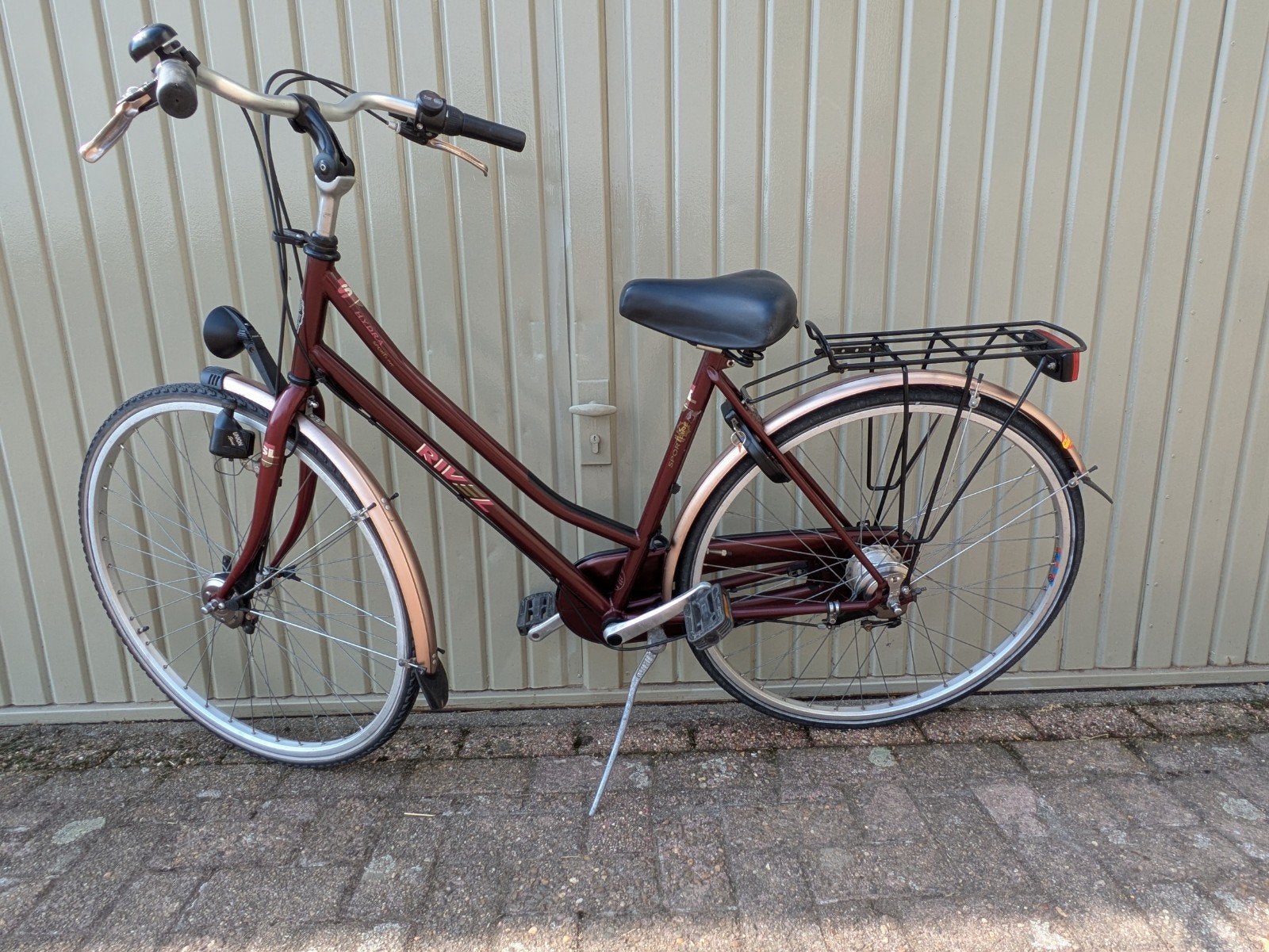 damesfiets, Fietsen en Brommers, Fietsen | Dames | Damesfietsen, Gebruikt, 47 tot 50 cm, Versnellingen, Trommelrem