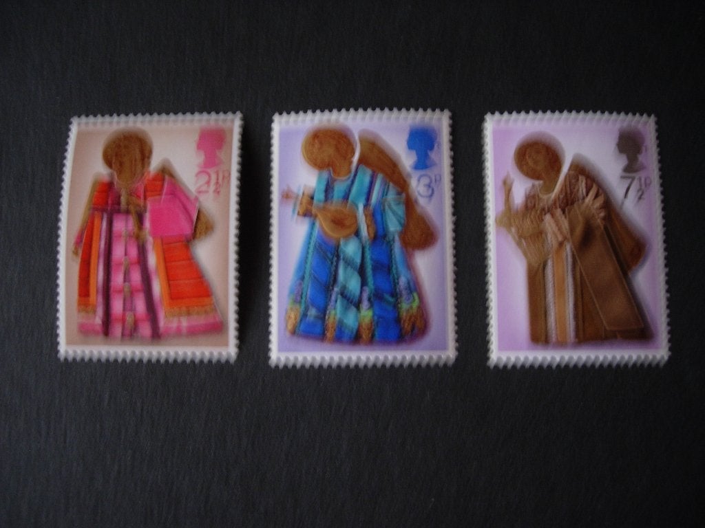 Groot Brittannië, Kerstzegels 1972 engelen, Verzenden, Postfris