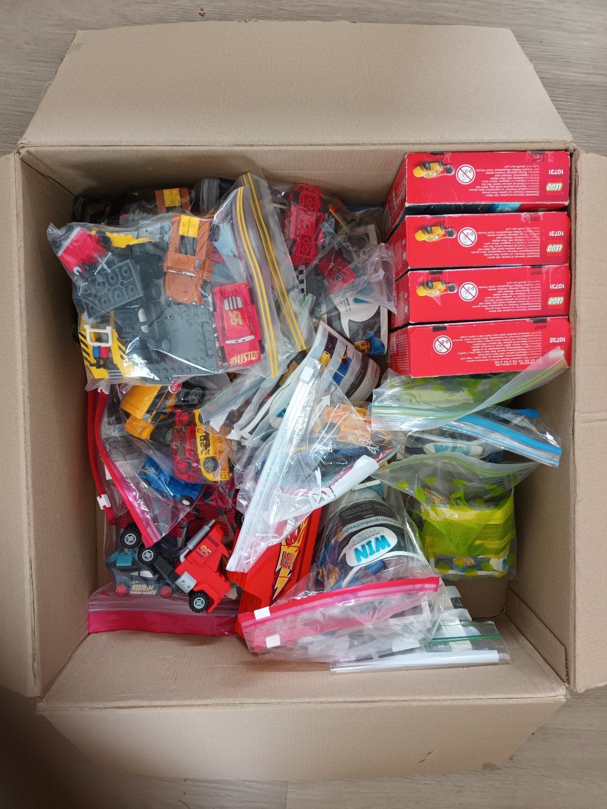 overcomplete Cars 3 Lego set, 20 setjes in 1 koop, Ophalen of Verzenden, Gebruikt, Complete set, Lego