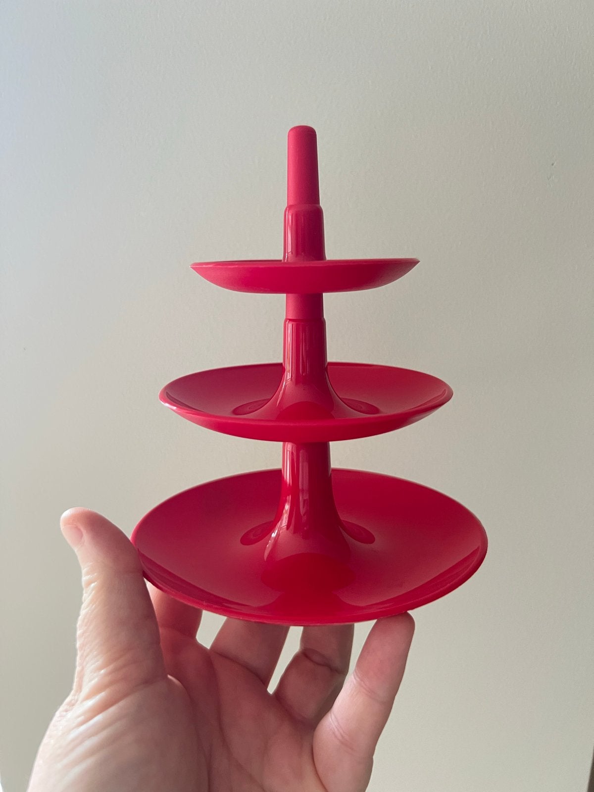 Koziol design mini etagere rood retro, Ophalen of Verzenden, Zo goed als nieuw
