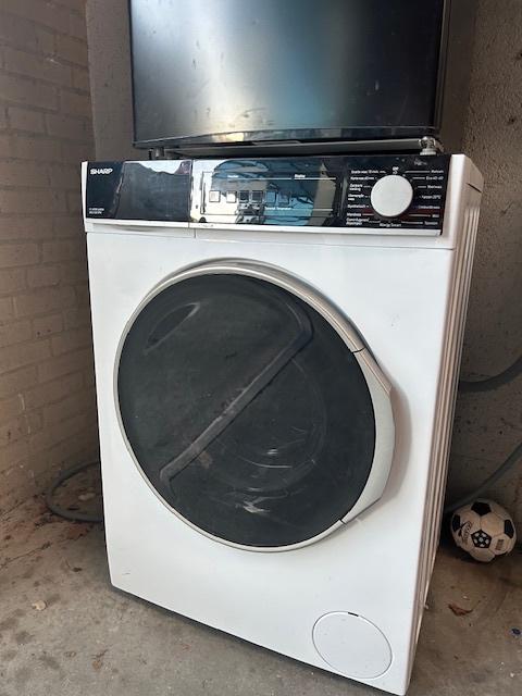 samsung wasmachine gebruikt maar nog prima, Witgoed en Apparatuur, Ophalen, Gebruikt, Voorlader, 85 tot 90 cm