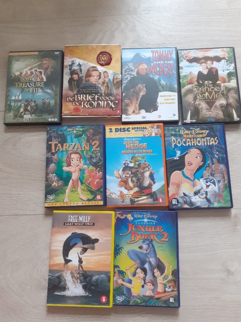 Jungle Book 2, over the Hedge, Prince and me 4, Avontuur, Alle leeftijden, Ophalen of Verzenden, Zo goed als nieuw