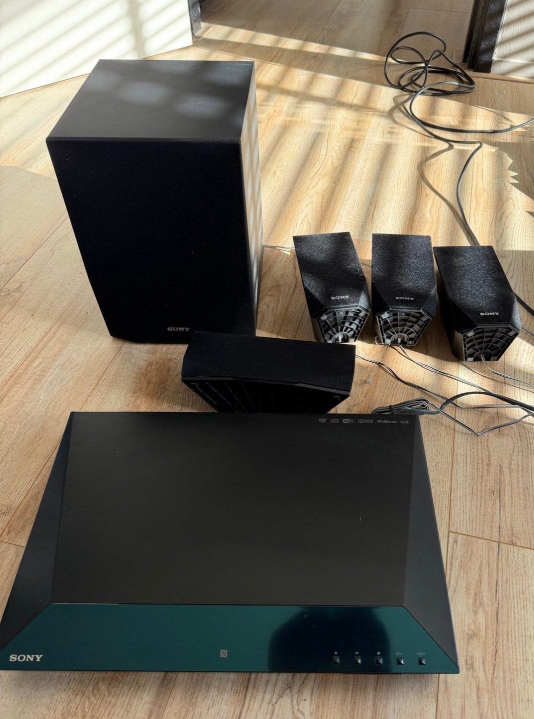 Sony Home Cinema Set met Blu-ray Speler en 5.1 Geluid, Audio, Tv en Foto, Ophalen, Gebruikt, Blu-ray-speler, 5.1-systeem