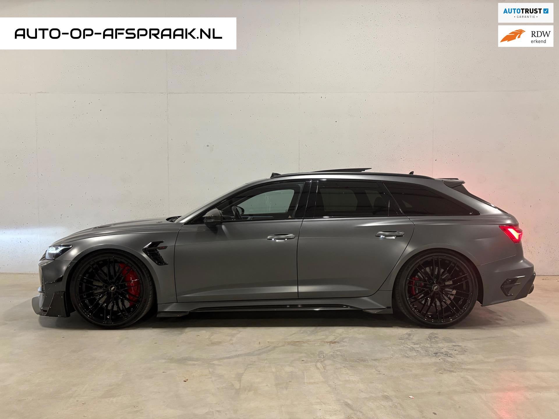 Audi RS6-R ABT 1/125 Ceramic 740pk B&O Carbon, Automaat, Gebruikt, RS6, Leder