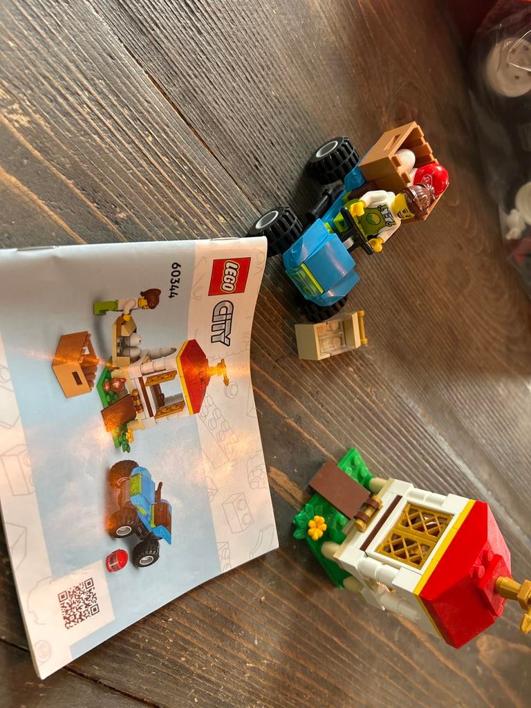 Lego City Kippenhok (60344) - Compleet met instructies, City, Lego, Ophalen of Verzenden, Zo goed als nieuw