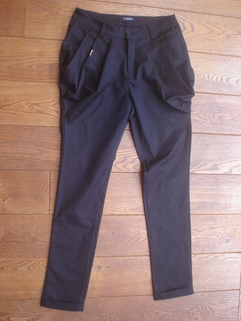 zwarte broek, maat S, Toxik3, Verzenden, Zwart, Zo goed als nieuw, Maat 36 (S)
