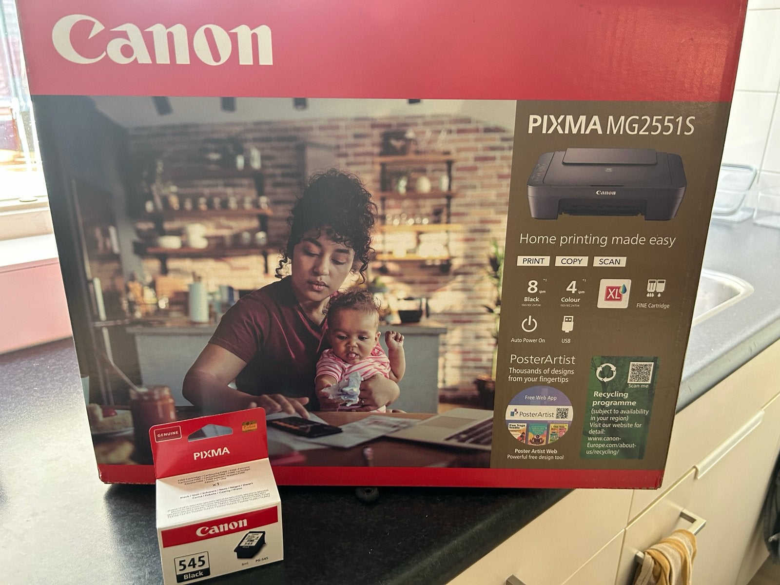 Nieuwe Canon PIXMA MG2551S, Computers en Software, Inkjetprinter, All-in-one, Kleur printen, Ophalen of Verzenden