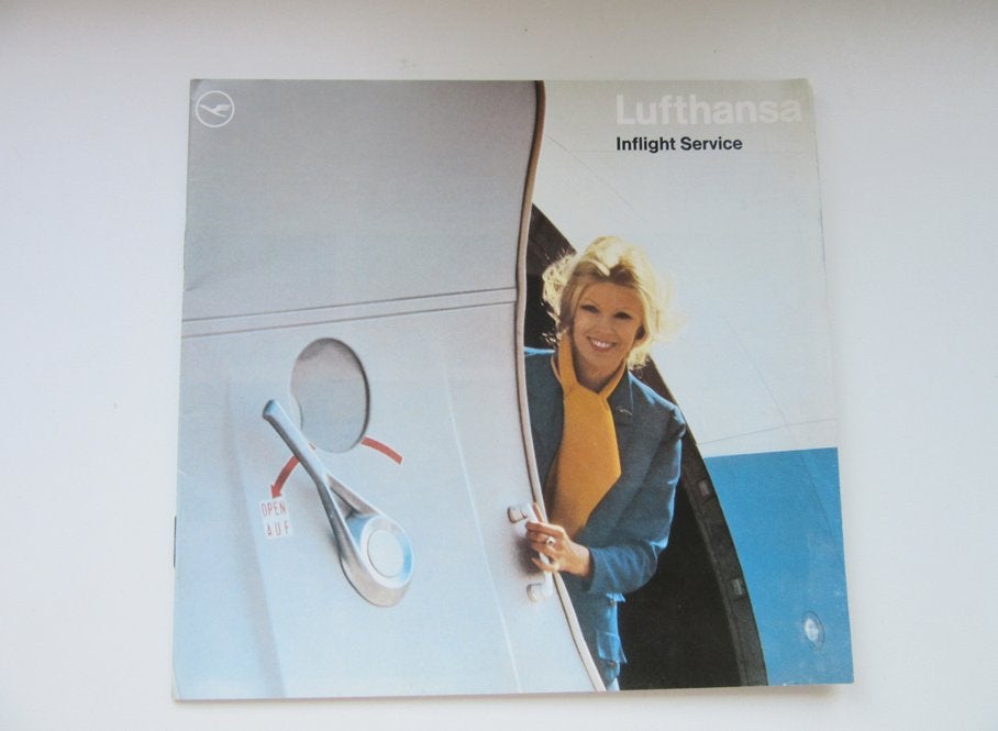 Lufthansa brochure Inflight service, Verzenden, Zo goed als nieuw, Overige typen