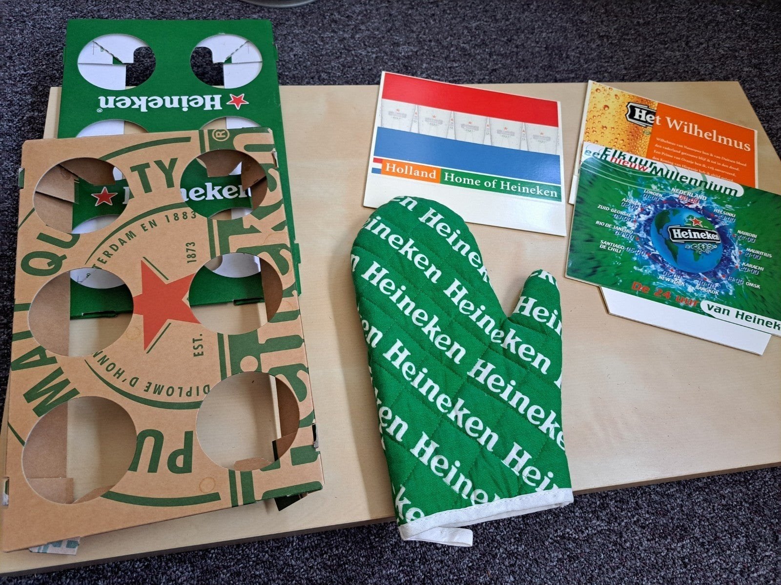 Grote collectie Heineken merchandise en verzamelobjecten, Ophalen of Verzenden