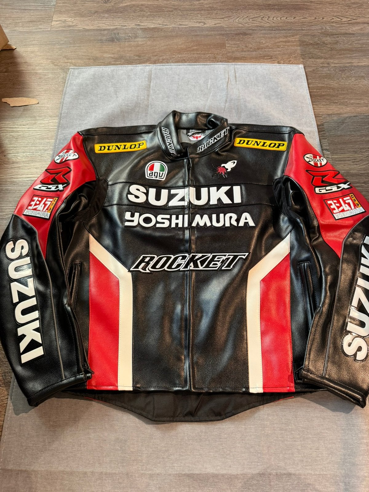 Suzuki Yoshimura Motorjas (Maat XL) Vintage zwart, Motoren, Kleding | Motorkleding, Ophalen of Verzenden, Nieuw met kaartje, Dames