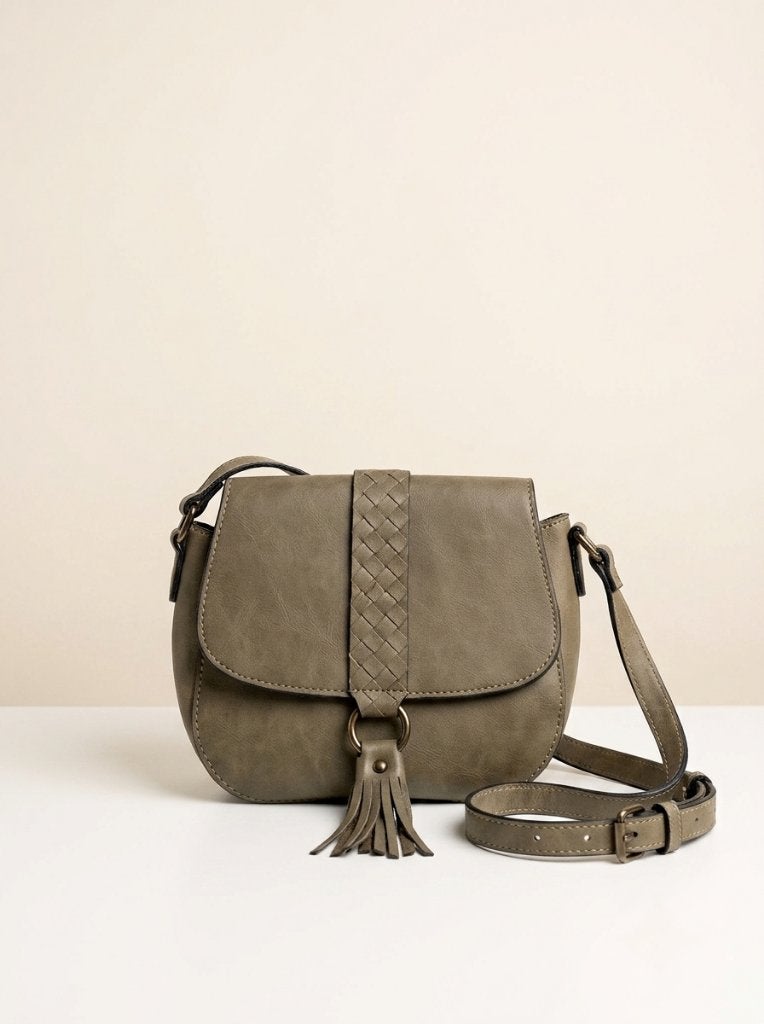 Shabbies x Wendy leren dames schoudertas, Ophalen of Verzenden, Nieuw, Grijs, Leer