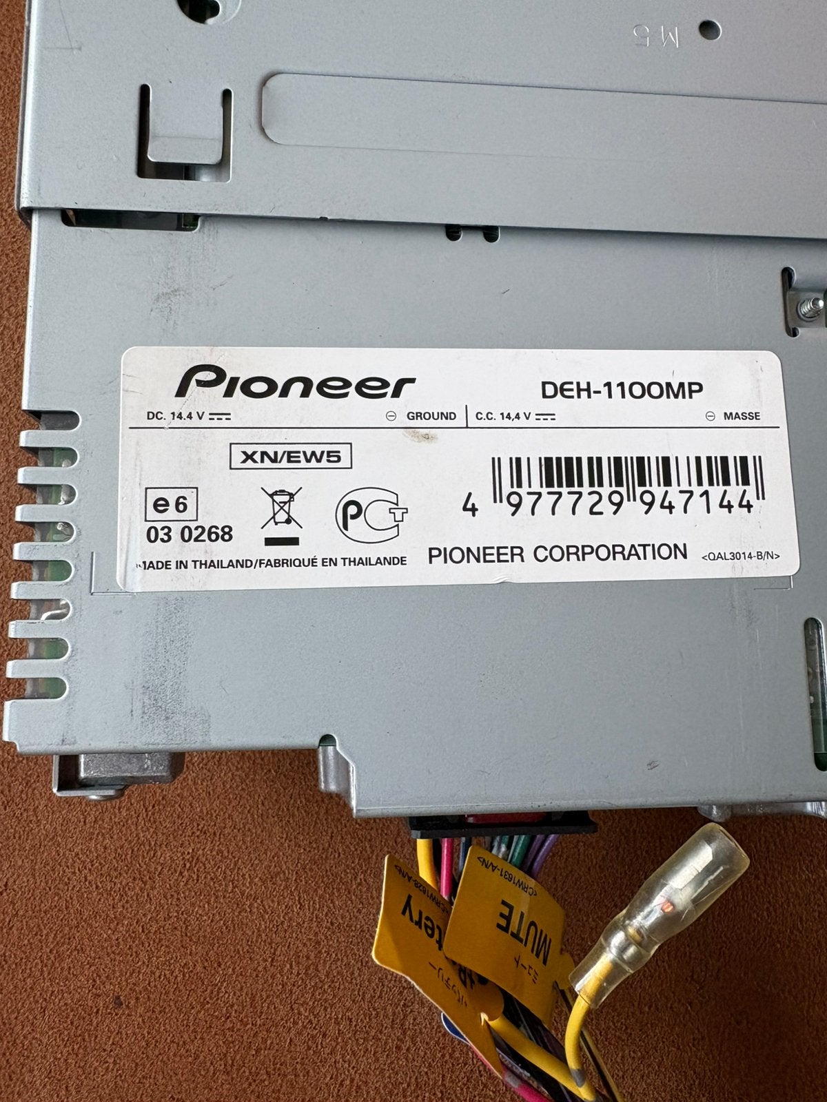 Pioneer autoradio cd speler en mp3, Auto diversen, Ophalen, Zo goed als nieuw