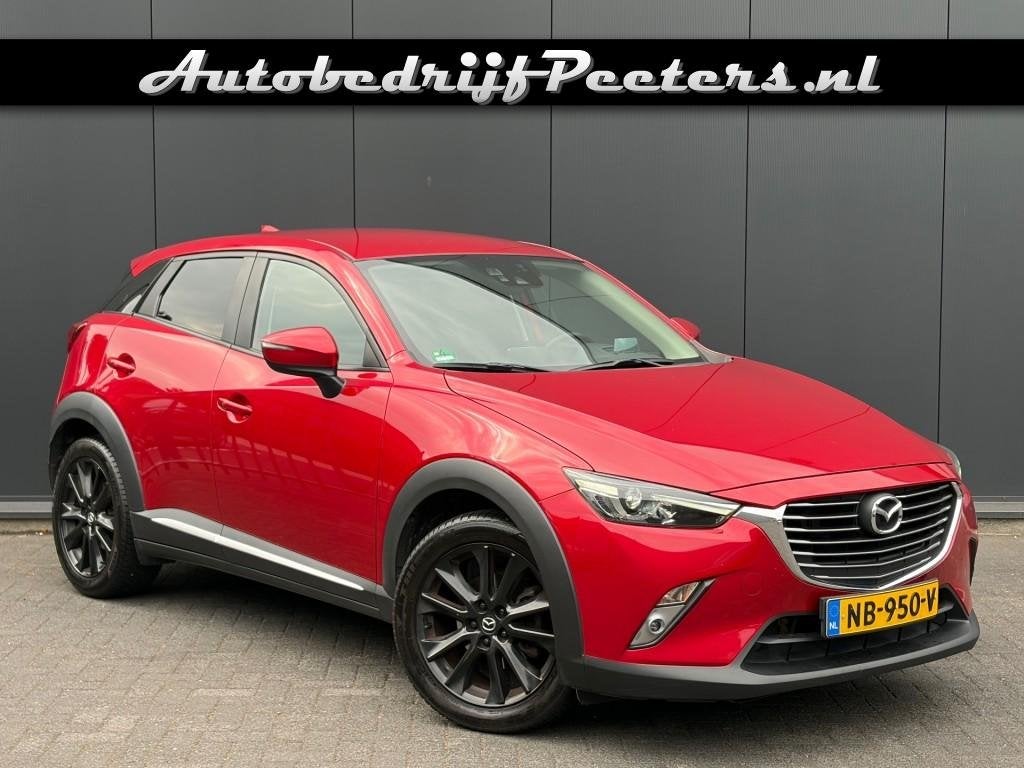 Mazda CX-3 2.0 Leder Navi LED Cruise Camera HUD PDC Trekhaak, Auto's, Mazda, 1998 cc, Gebruikt, Euro 6, 4 cilinders