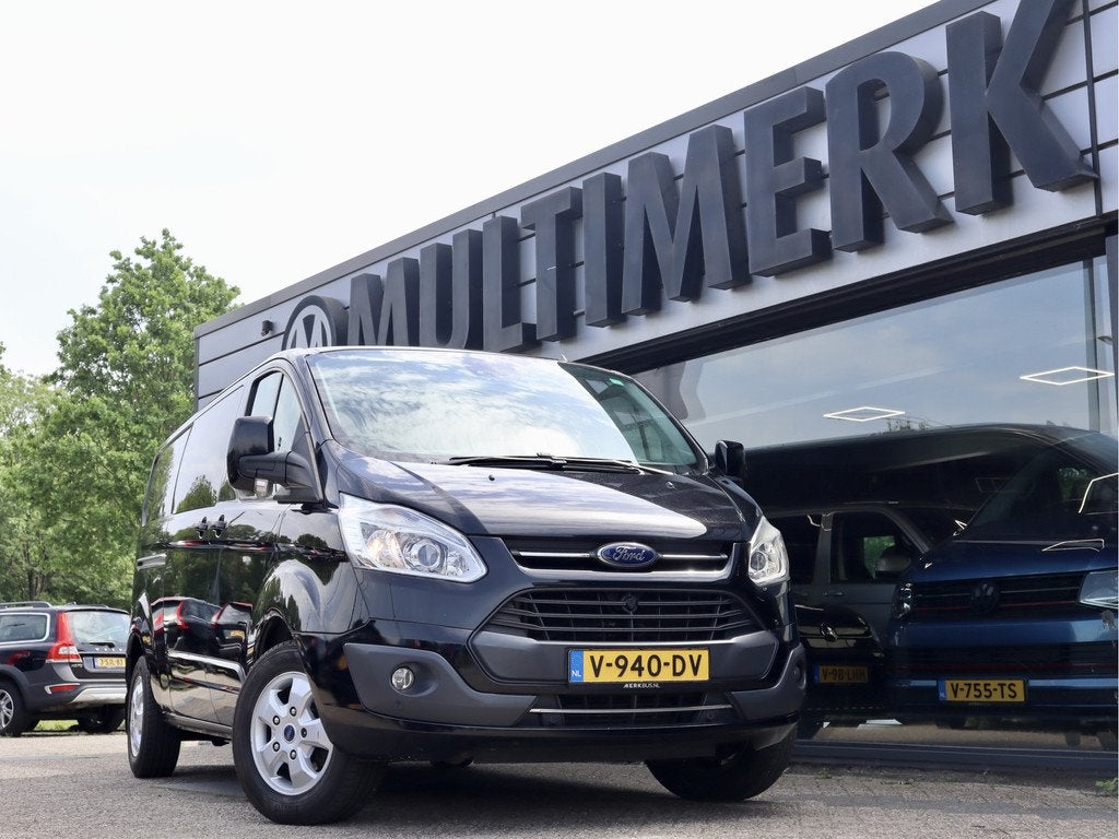 Ford Transit Custom 2.0 TDCI DUBBELE CABINE 6 PERSONEN MARGE, Voorwielaandrijving, 15 km/l, Euro 6, 4 cilinders