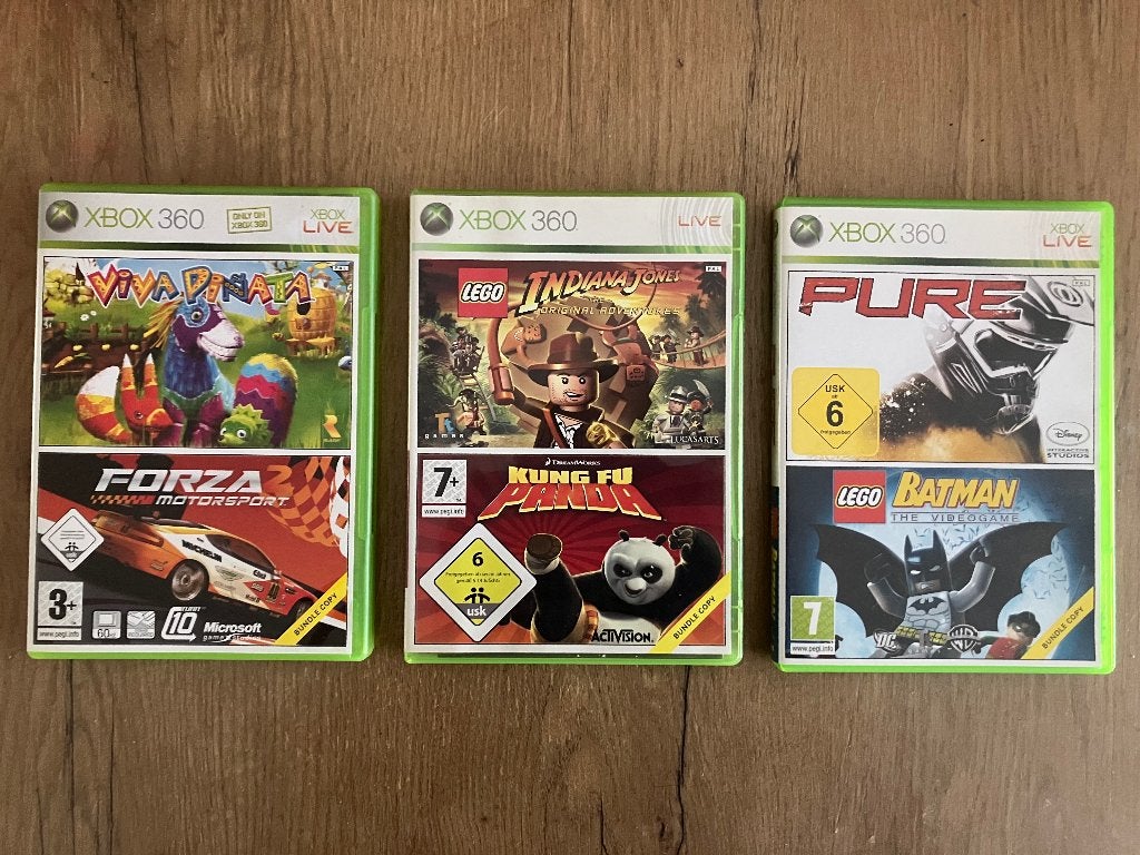 3x duo bundel games Xbox360, Overige genres, 1 speler, Ophalen of Verzenden, Zo goed als nieuw