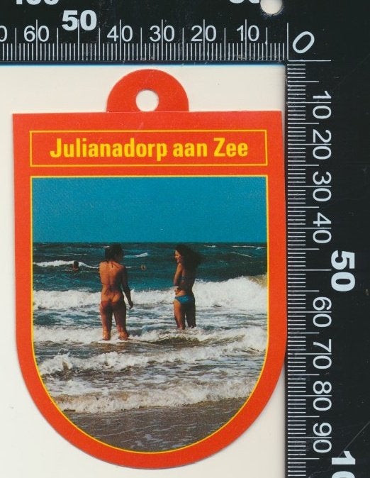 Sticker: Julianadorp aan Zee, Verzenden, Zo goed als nieuw, Bedrijf of Vereniging