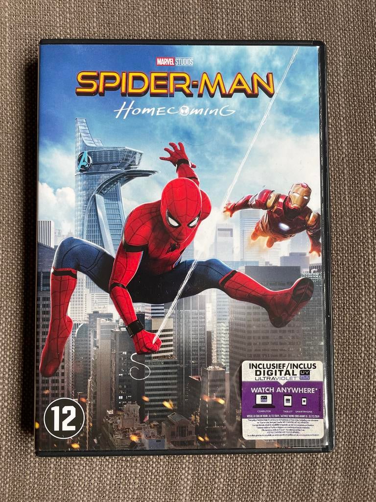 Spider-Man: Homecoming - dvd, Vanaf 12 jaar, Ophalen of Verzenden, Zo goed als nieuw, Actiethriller