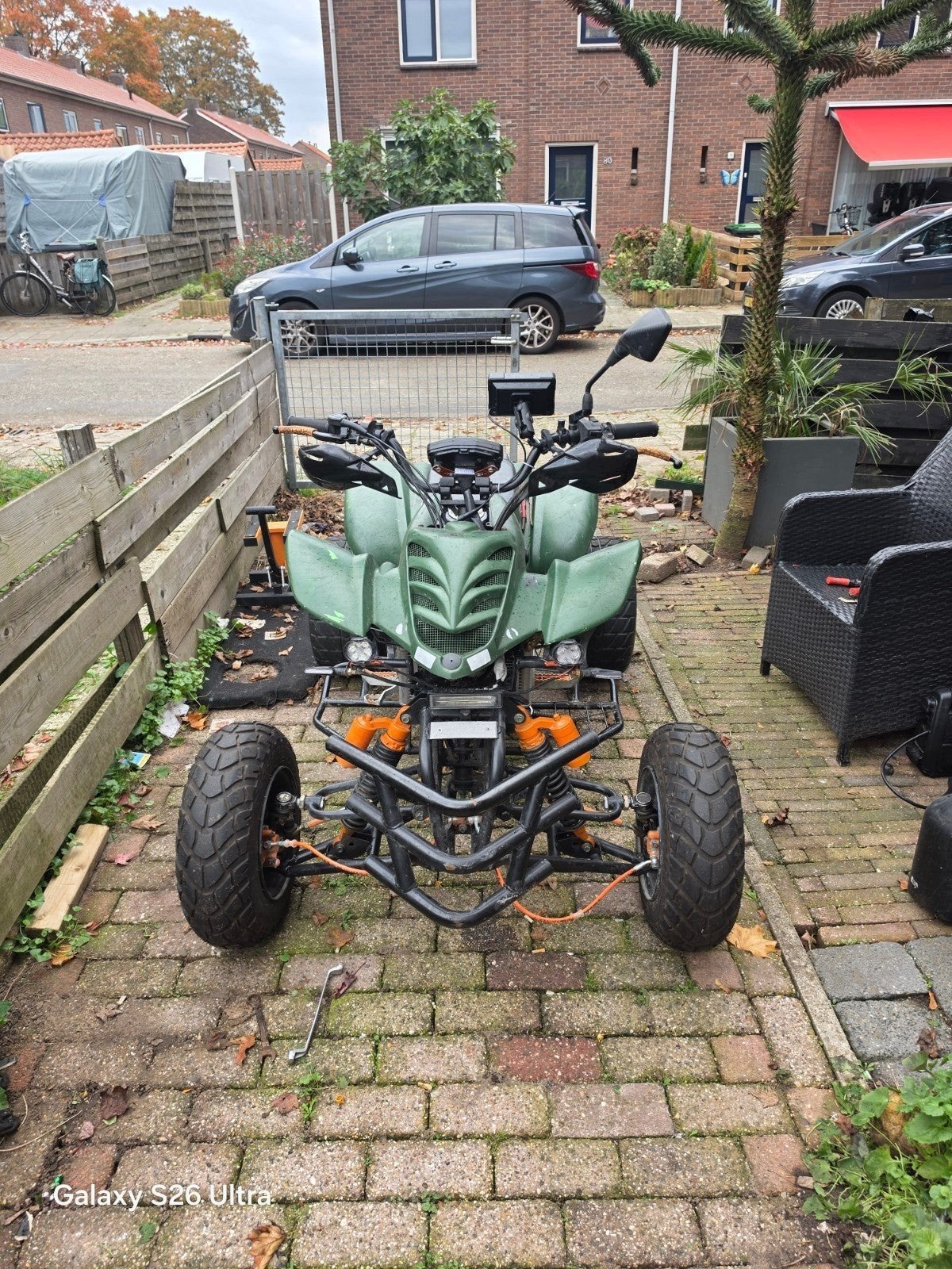 bashan 250 cc qaud op auto kenteken, Fietsen en Brommers, Ophalen, 250 cc, Overige typen, Zo goed als nieuw