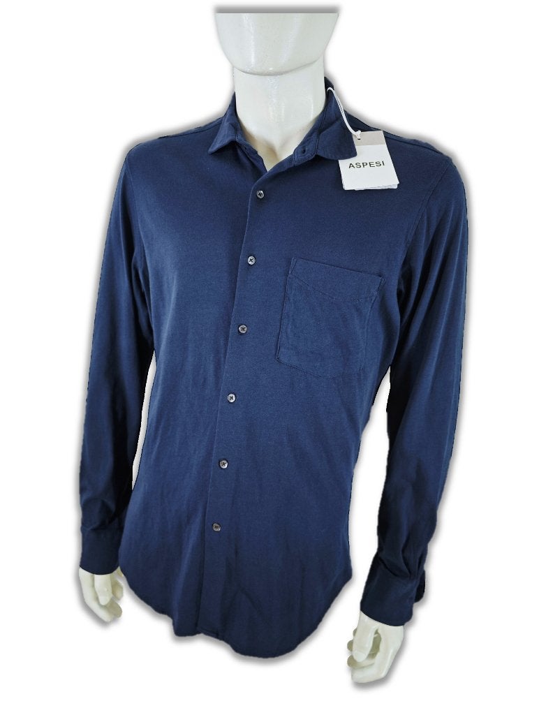 Aspesi Overhemd, Blauw, Nieuw, Ophalen of Verzenden, Aspesi