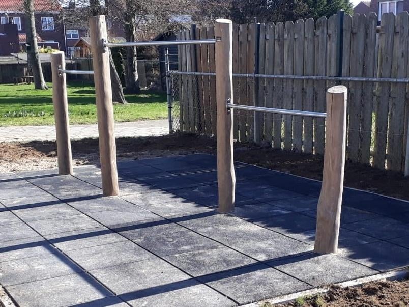 ROBINIA DUIKELREK ENKEL duikelstang rekstok trapeze, Ophalen, Nieuw