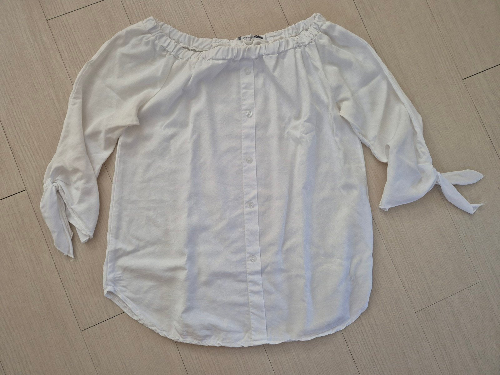 Geisha off-shoulder blouse/top 100% viscose wit L 40, Geisha, Wit, Maat 42/44 (L), Nieuw