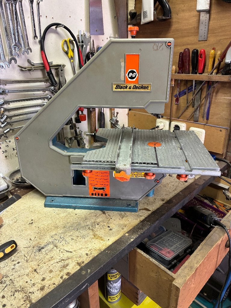 Lintzaag machine, Ophalen, Gebruikt, 70 mm of meer, Black & Decker
