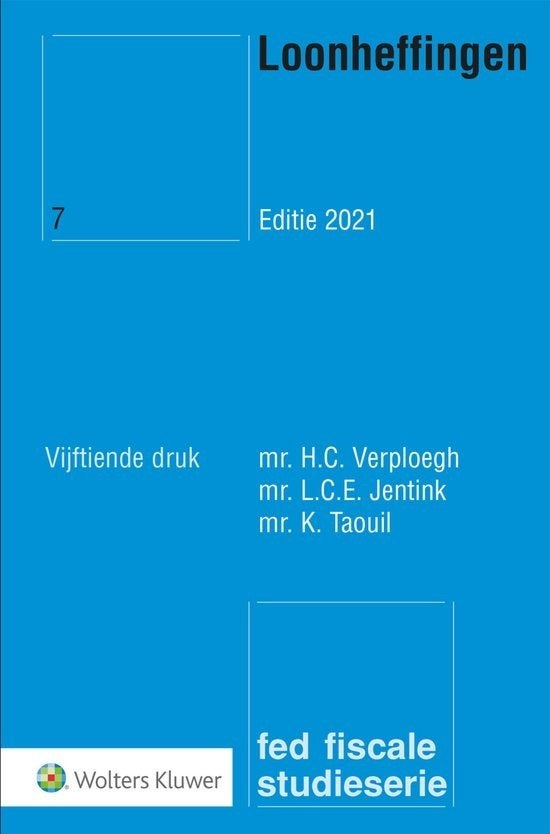 Loonheffingen, Boeken, Studieboeken en Cursussen, Ophalen of Verzenden, Beta, Zo goed als nieuw, HBO