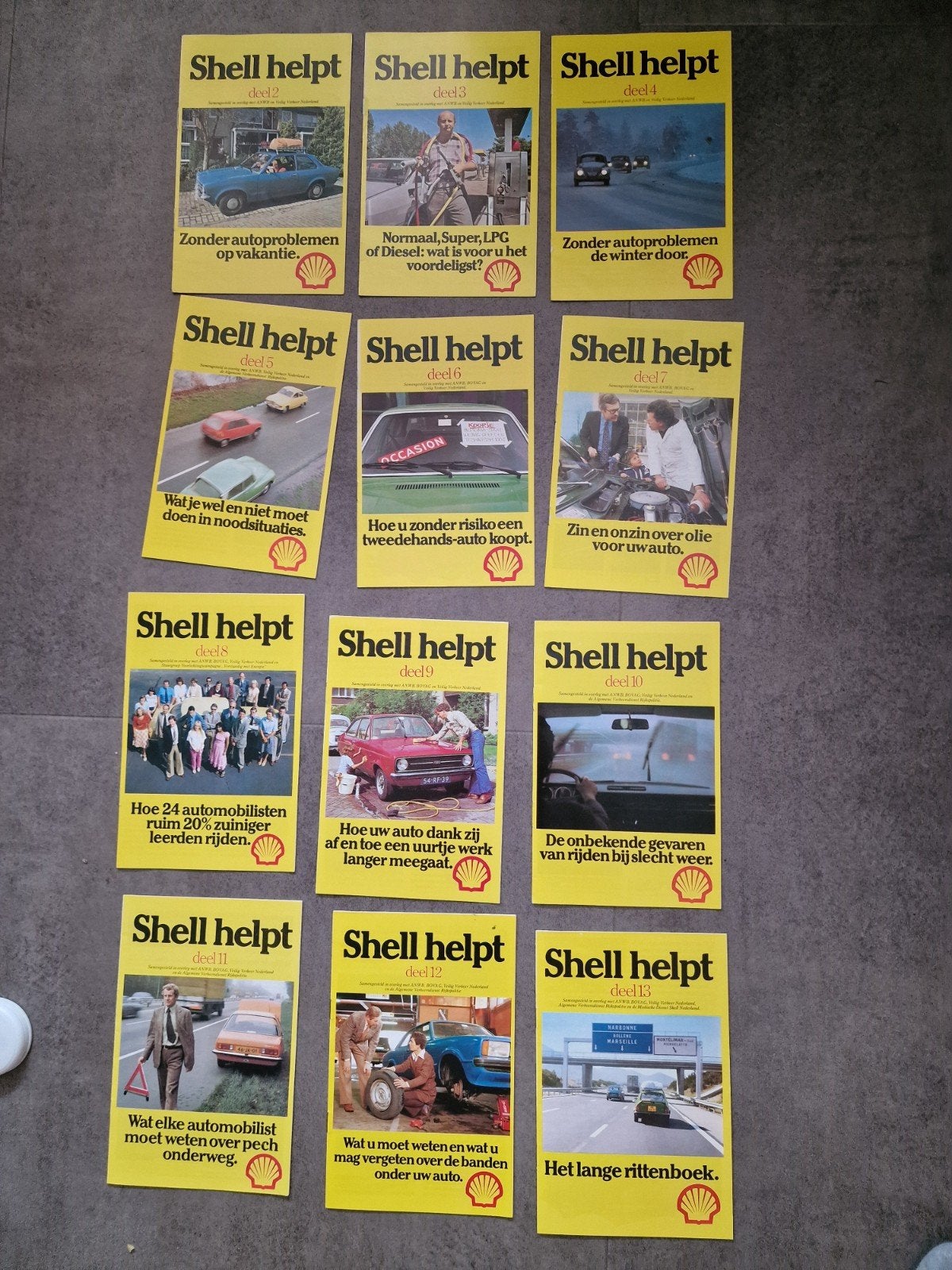 Shell Helpt Boekjes (Deel 2-13) - jaren '70, Ophalen of Verzenden, Zo goed als nieuw, Algemeen, Shell