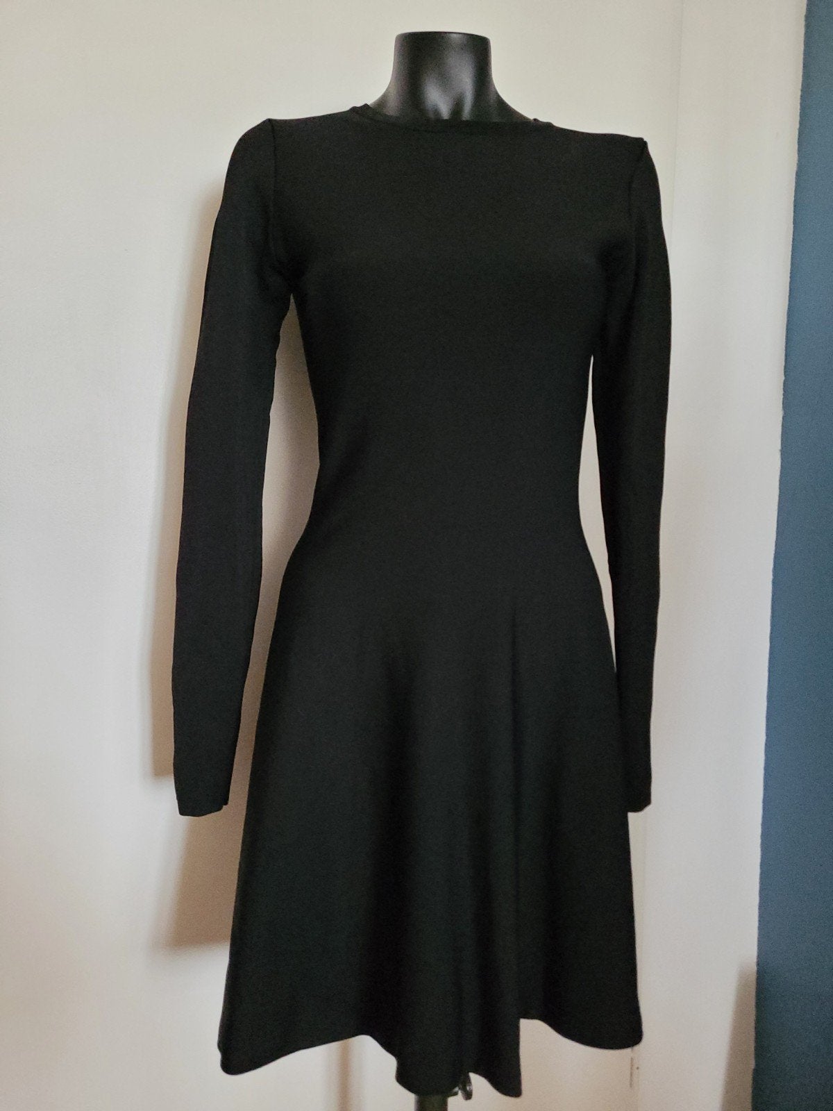 zwarte tricot jurk "Nikkie" mt 38, Maat 38/40 (M), Zwart, Nieuw, Ophalen of Verzenden