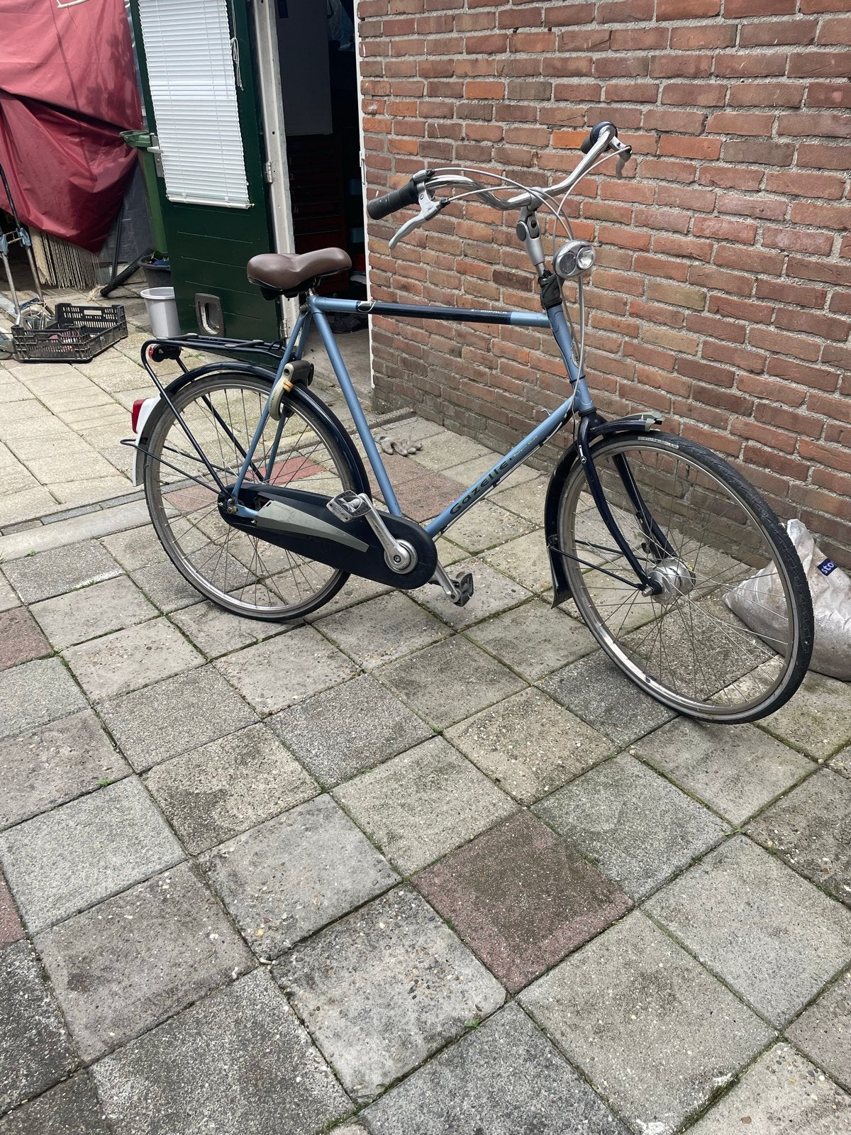 Herenfiets 28 inch, frame 65 cm, 7 versnellingen, Fietsen en Brommers, Fietsen | Heren | Herenfietsen, Gebruikt, Versnellingen
