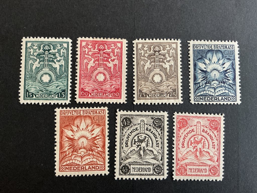Brandkast serie bk 1-7 ongebruikt, Postzegels en Munten, Verzenden, T/m 1940, Postfris