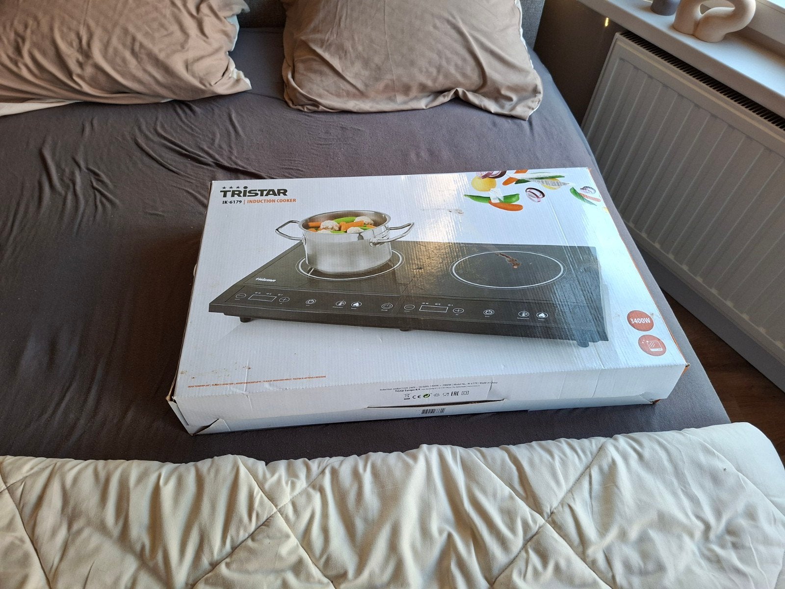 tristar induction cooker 3400w, Ophalen, Rechthoekig, 50 tot 100 cm