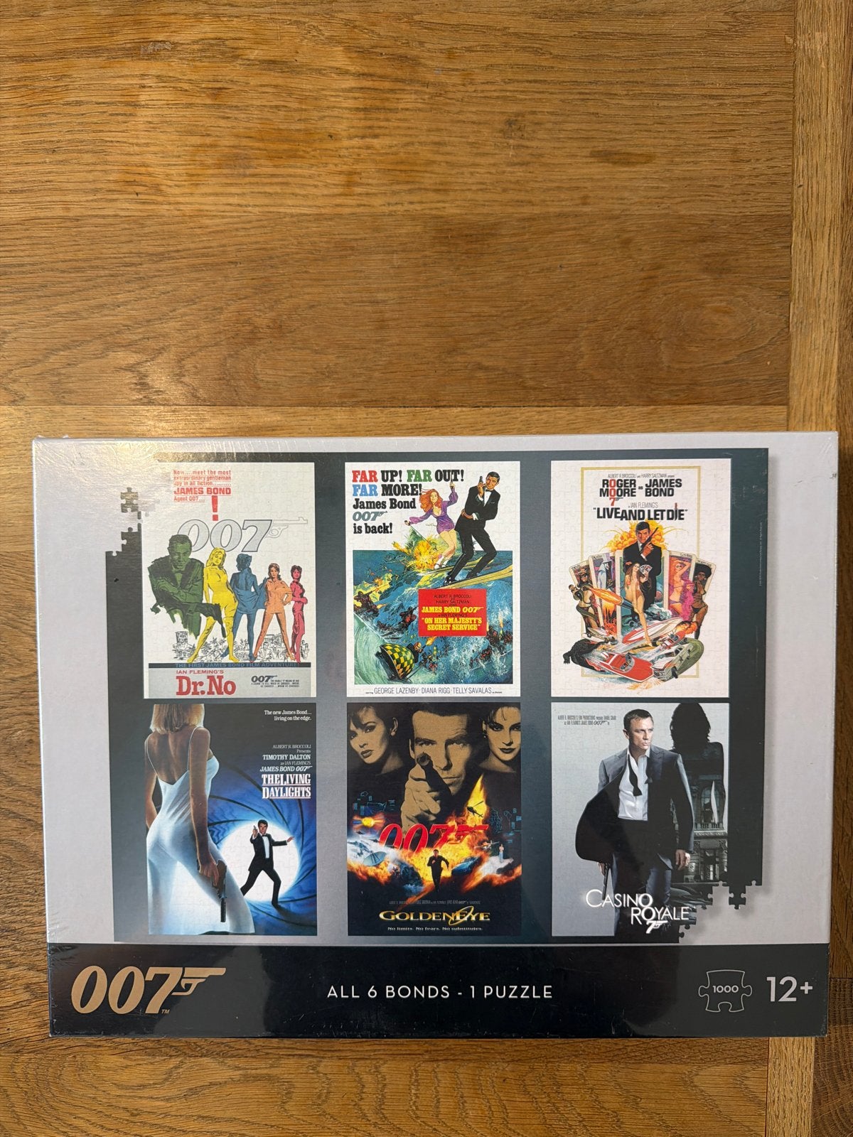 James Bond 007 puzzel   1000 stukjes, Ophalen of Verzenden, Meer dan 50 stukjes, Nieuw, 6 jaar of ouder