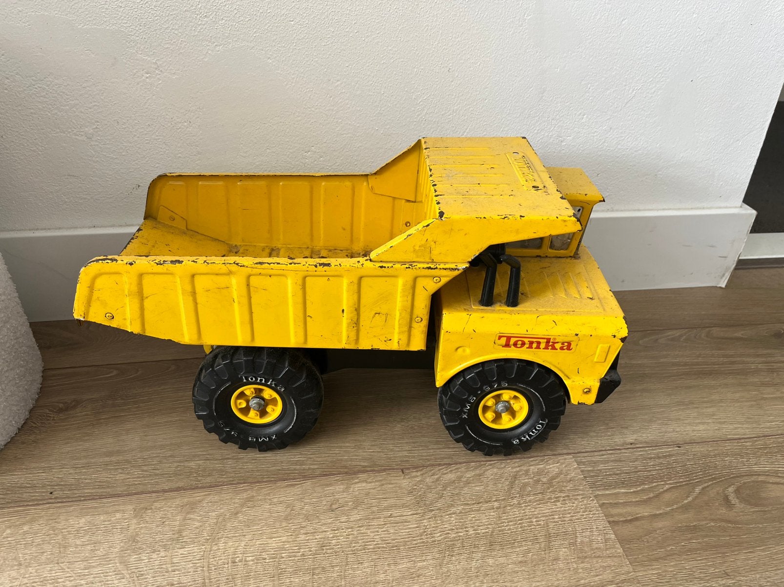 Grote oude tonka auto, Ophalen, Gebruikt
