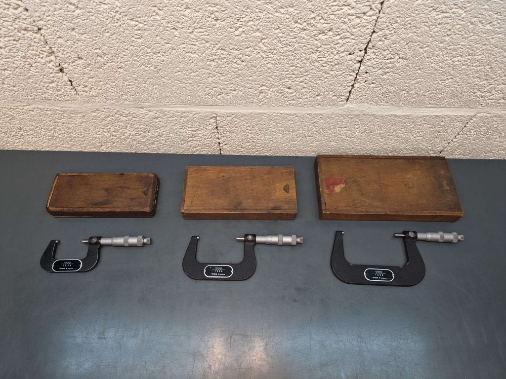 Tesa Micrometer 25 t/m 100mm , Schroefmaat buiten micrometer, Niet ingevuld, Gebruikt, Afstand, Niet ingevuld