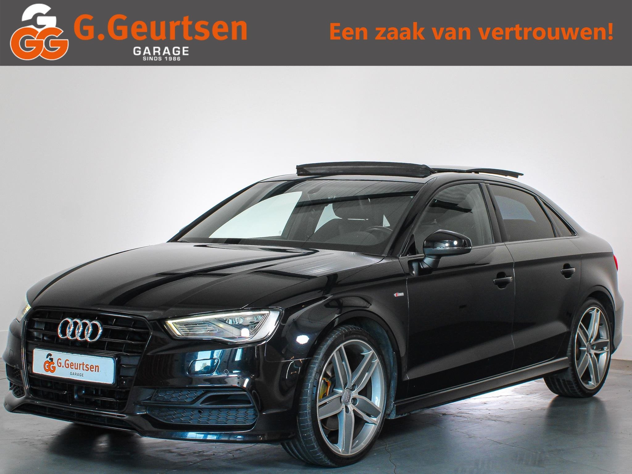 Audi A3 Limousine 1.8 TFSI 3X S-Line Panoramadak, B&O, ACC,, Auto's, Gebruikt, 4 cilinders, 179 pk, Zwart