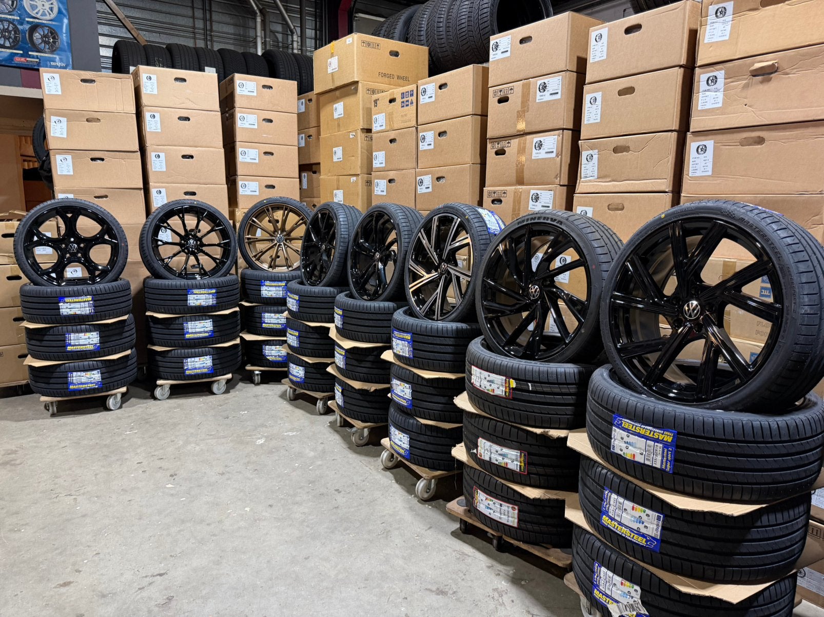 SUPER ACTIE! 19 inch velgen met banden GTI 5x112 Volkswagen, 19 inch, Banden en Velgen, Nieuw, Ophalen of Verzenden