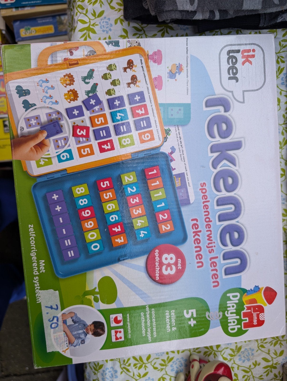 Jumbo Ik Leer Rekenen Playlab - Educatief Spel, Ophalen, Zo goed als nieuw, Rekenen