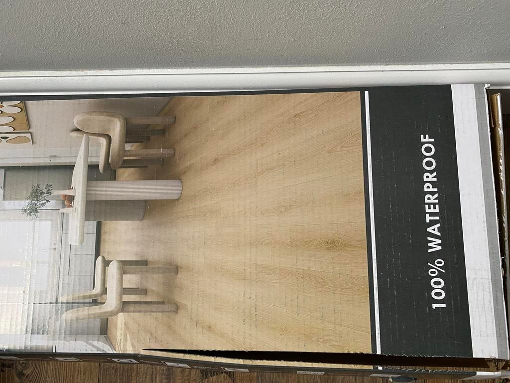 Nieuwe PVC vloer - 7 m² - 100% waterdicht, Ophalen, Bruin, Overige typen, Nieuw
