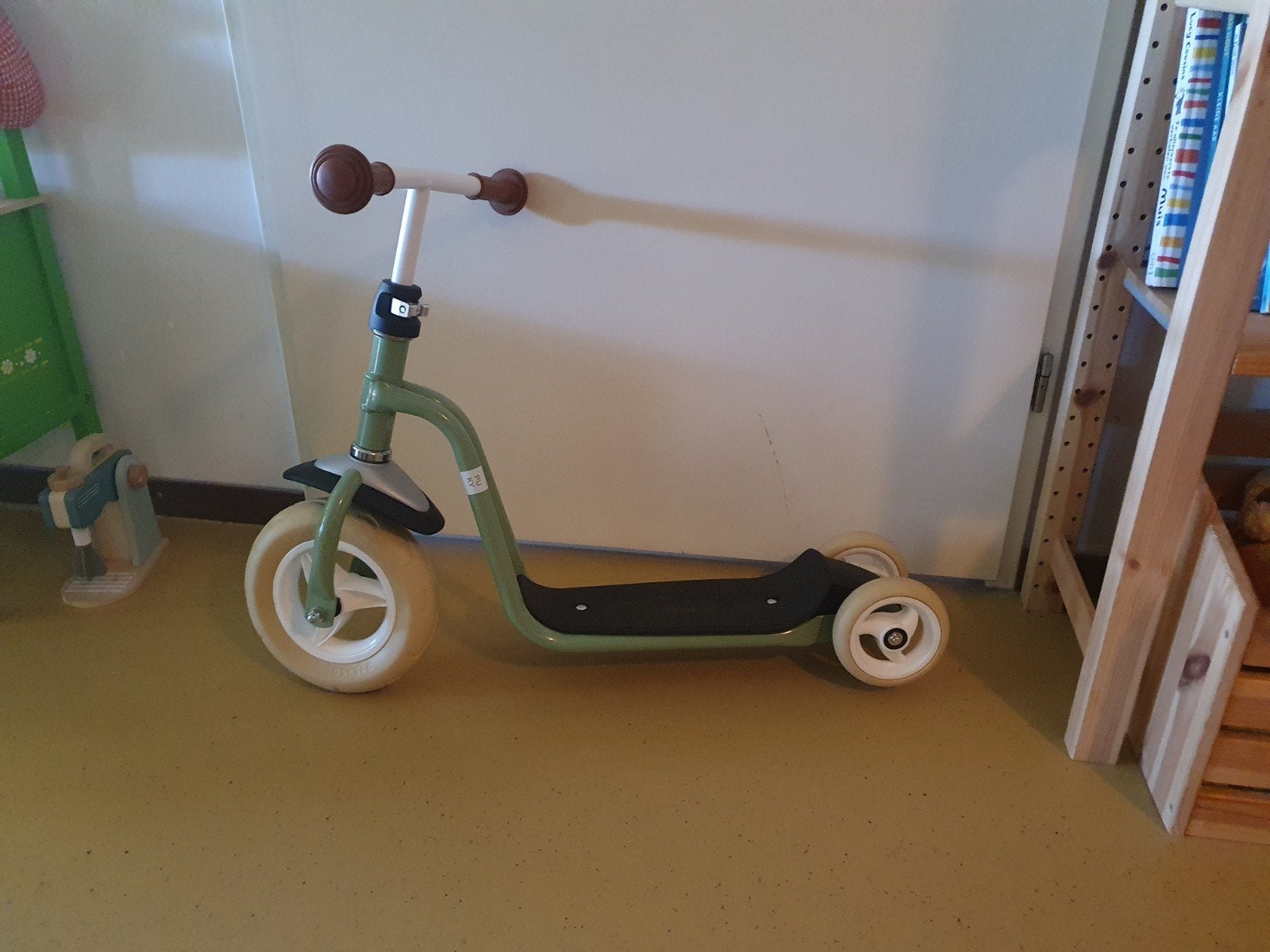 Puky step R1 classic retro groen, Ophalen, Gebruikt, Gewone step